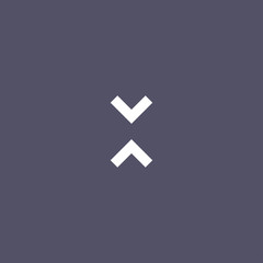 Arrow Icon in trendy flat style