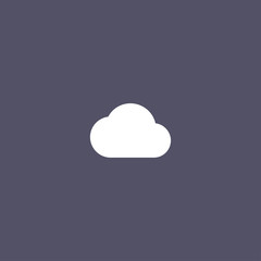 cloud icon for web and mobile
