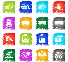 Industrial simply icons