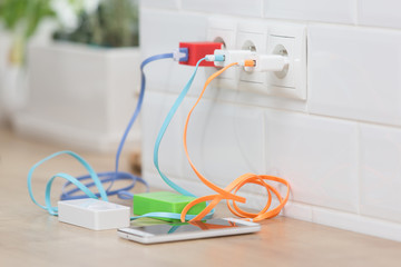 Charging of mobile phone and power  bank 
