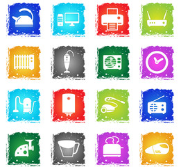 Home applicances simply icons