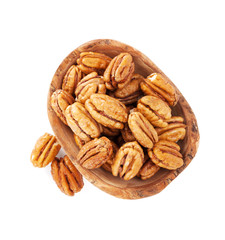 Pecan nuts in bowl