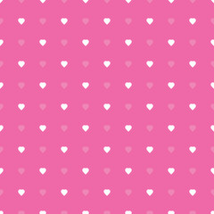 Abstract Purple Hearts Pattern - Valentine's Day Card or Background Vector Design 