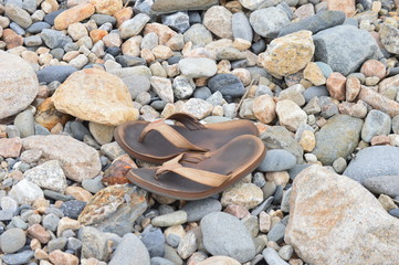 at the beach
