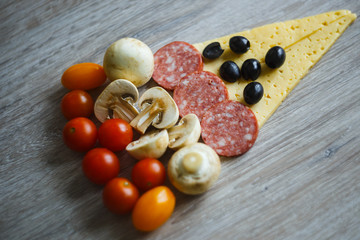 Creative composition of ingredients