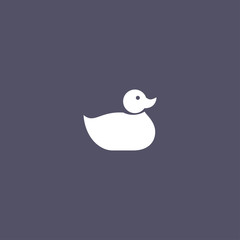duck icon. animal sign