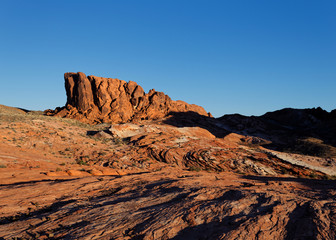 Gibraltar Rock in the Valley of Fire State Park