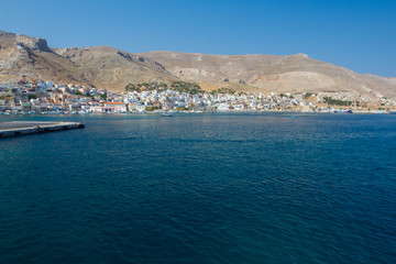Vew to Kalimnos island, Greece.
