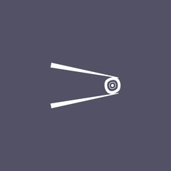 sushi icon. asian food