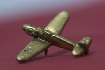 Pin badge airplane