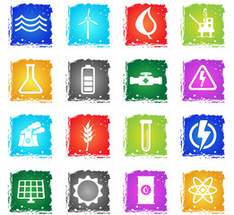 Power generation simply icons