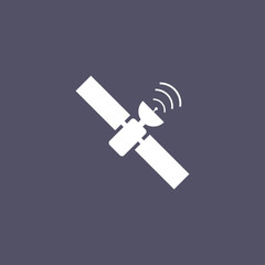 simple satellite icon design
