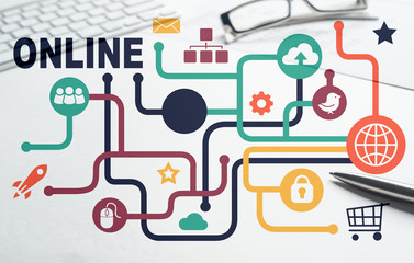 Network media background