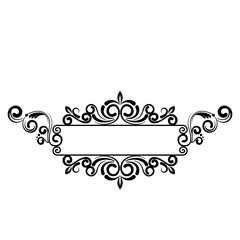 elegant victorian frame icon vector illustration design