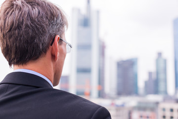 Businessman In Frankfurt main