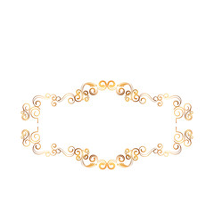 elegant victorian frame icon vector illustration design