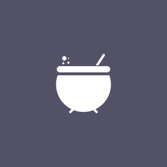 Witch cauldron icon