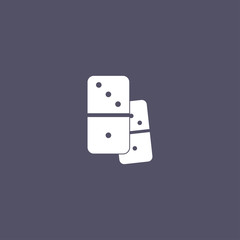 domino icon. gaming item