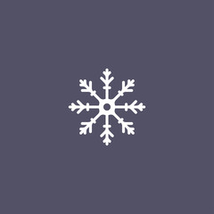 simple snowflake icon
