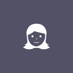 girl face icon