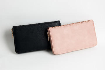 Colour leather wallet
