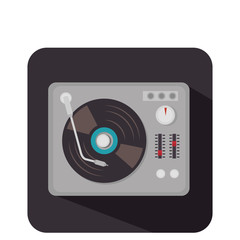disk vinyl retro music vector illustration design