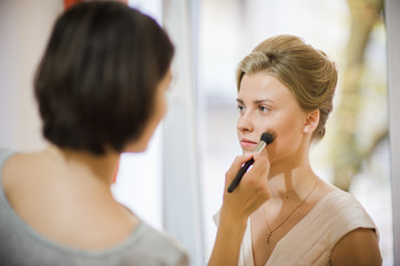 morning bride. wedding day