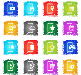 Smartphone simply icons