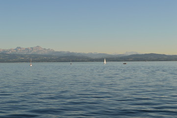 Obraz premium mountains at the horizon