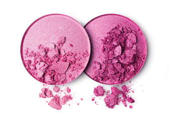 Pink crushed eye shadow or blush