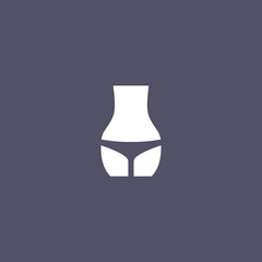woman waist icon