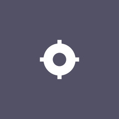 crosshair icon for web and mobile