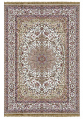 Naklejka premium Arabic carpet isolated on white background