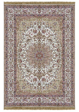 Arabic carpet isolated on white background