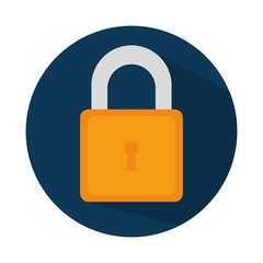safe secure padlock icon vector illustration design