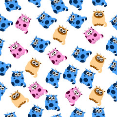 Fototapeta premium illustration of a Cute cat