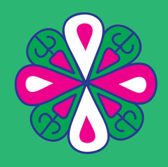 Vector of abstract logos. Geometric Logo.