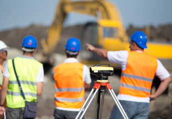 Road construction works