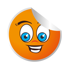 emoticon face isolated icon vector illustration design