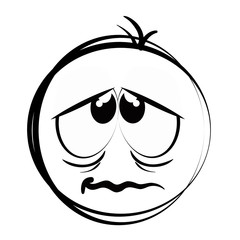 emoticon face isolated icon vector illustration design