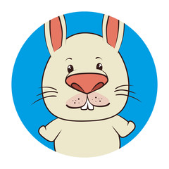 cute animal tender character vector illustration design