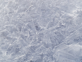 frozen water texture created by ice crystals
