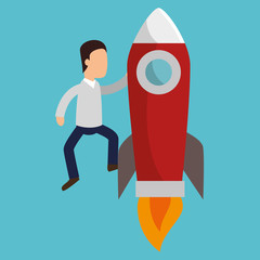 business people with training icon vector illustration design