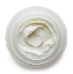 White cosmetic cream