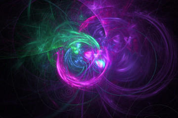 Fractal art background for creative design. Abstract fractal. De