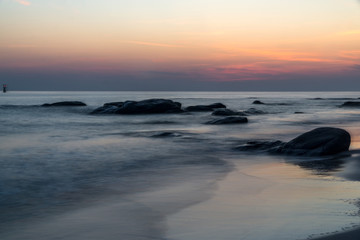 Fototapeta na wymiar Beauty of the sea at dawn