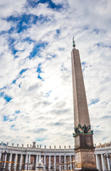 Obraz premium Obelisco nel cielo