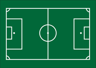 Soccer field template