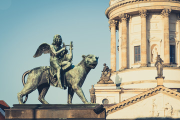 Angel statue at Konzerthaus Berlin - Gendarmenmarkt