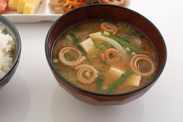 おいしそうな味噌汁
